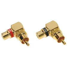RCA разъем DLS RCA right angle adaptor (угловой)
