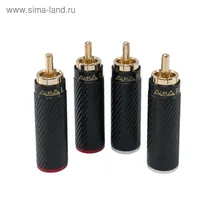 RCA разъем Aura RCA-P616 , 6 мм вход, (4 шт)