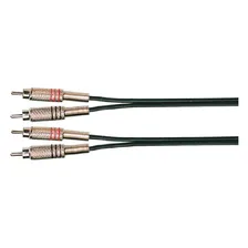 Аудио кабель Soundking BB404-3M, 2X RCA - 2X RCA, 3 м
