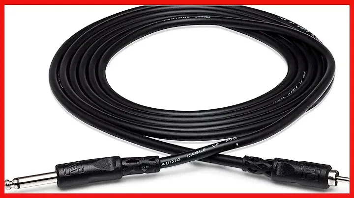 Great product -  Hosa CPR-110 1/4" TS to RCA Unbalanced Interconnect Cable, 10 Feet